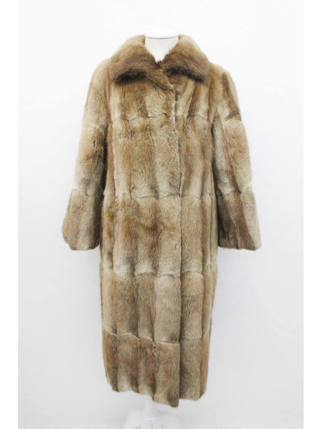 Excellent Muskrat Fur Coat Jacket Women Woman Size 4-6 Small